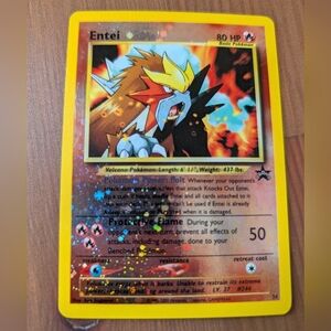Pokemon TCG Entei #34 Black Star Promo